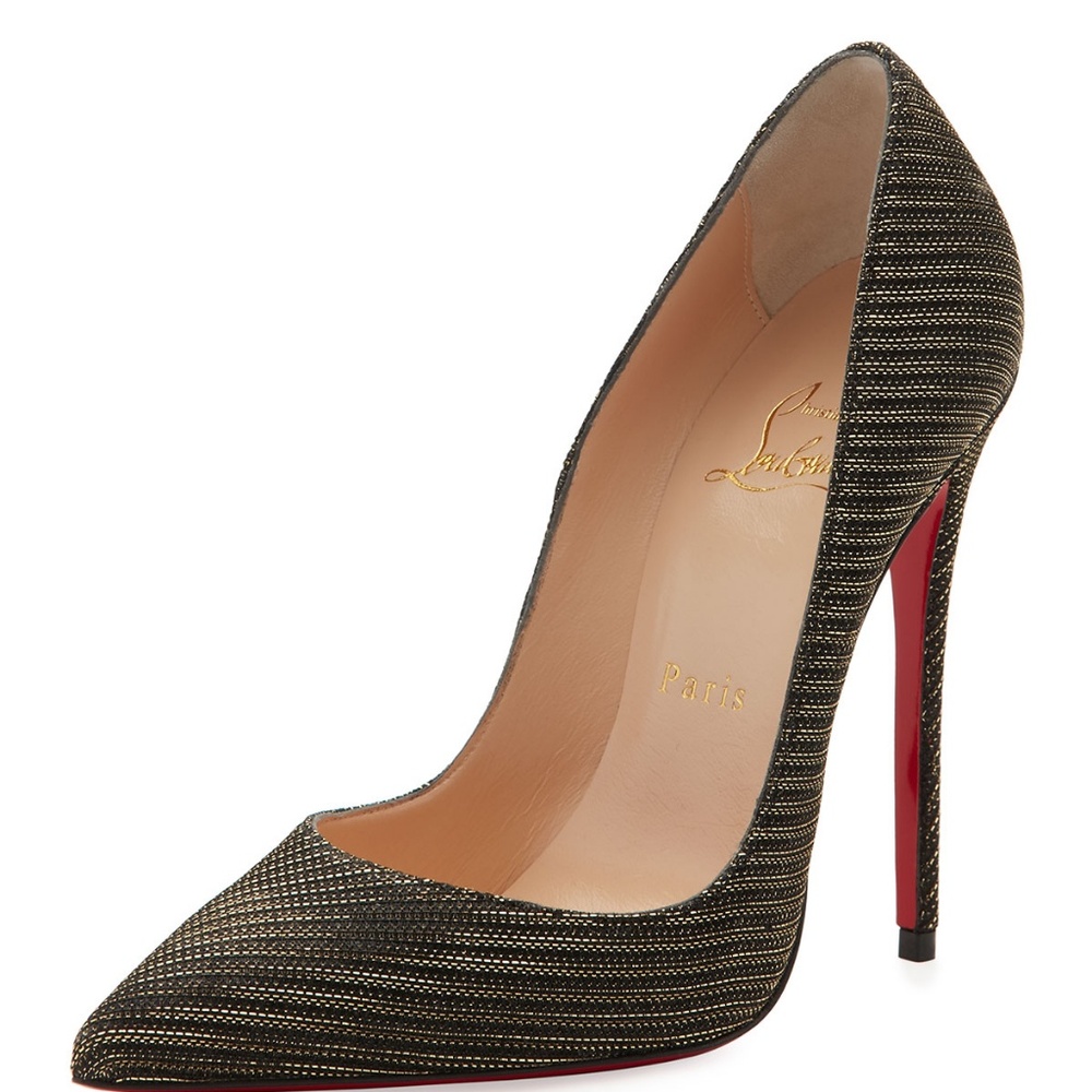 Christian Louboutin So Kate Glitter Chain 120mm